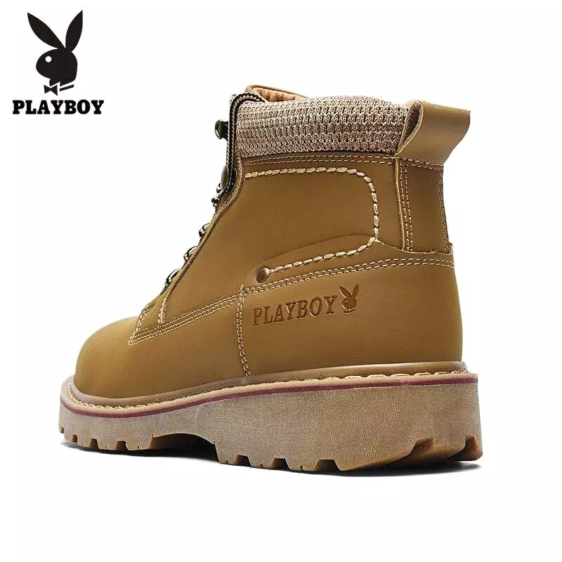 PLAYBOY Men's Outdoor Hiking Shoes - Waterproof Mountaineer Climbing Boots for Tactical Hiking, Camping, and Walking.