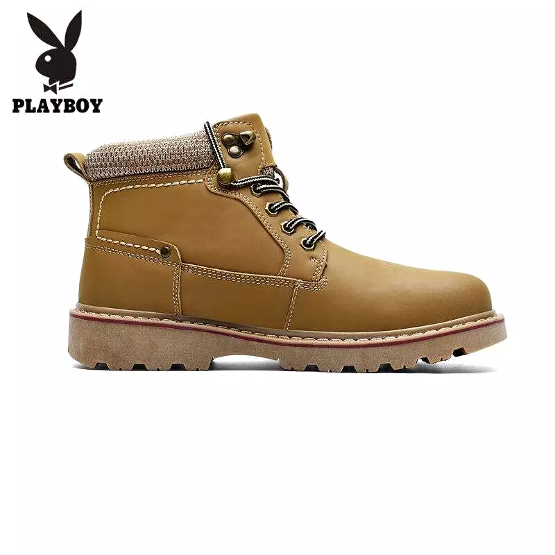 PLAYBOY Men's Outdoor Hiking Shoes - Waterproof Mountaineer Climbing Boots for Tactical Hiking, Camping, and Walking.