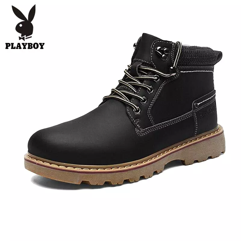 PLAYBOY Men's Outdoor Hiking Shoes - Waterproof Mountaineer Climbing Boots for Tactical Hiking, Camping, and Walking.