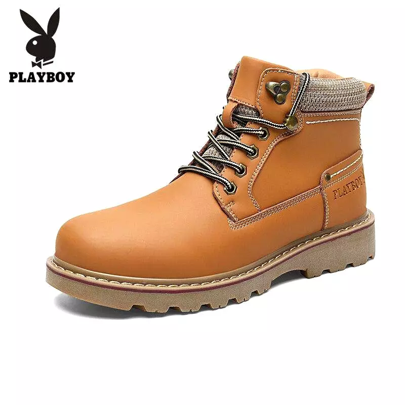 PLAYBOY Men's Outdoor Hiking Shoes - Waterproof Mountaineer Climbing Boots for Tactical Hiking, Camping, and Walking.