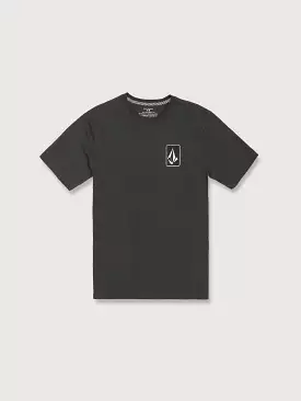 Polo shirt for men, Volcom brand, designed for skateboarding, featuring the Vital Originator logo, short sleeve style.