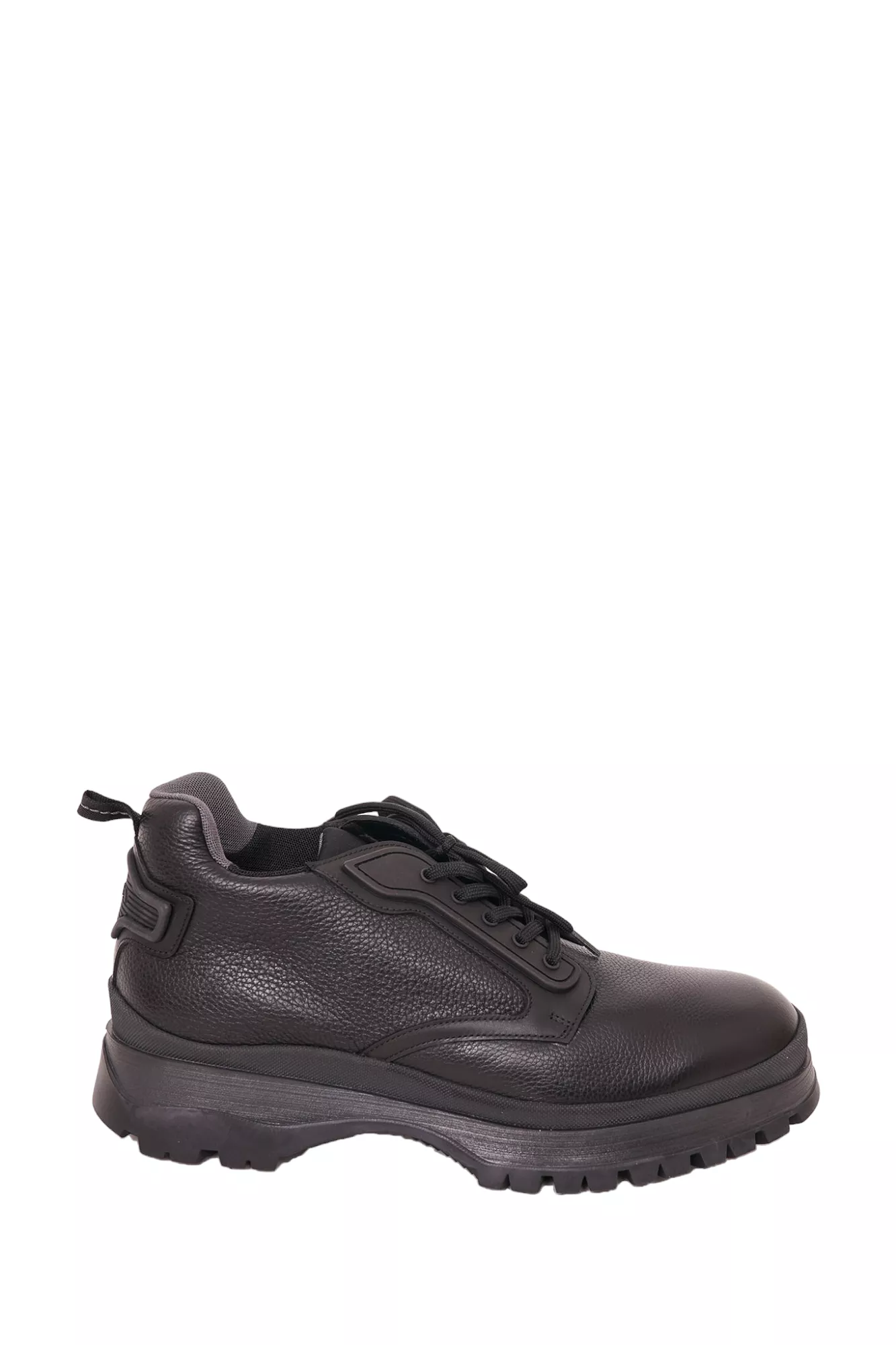 Prada Black Leather Lace-Up Sneaker Size 10 - Buy Online