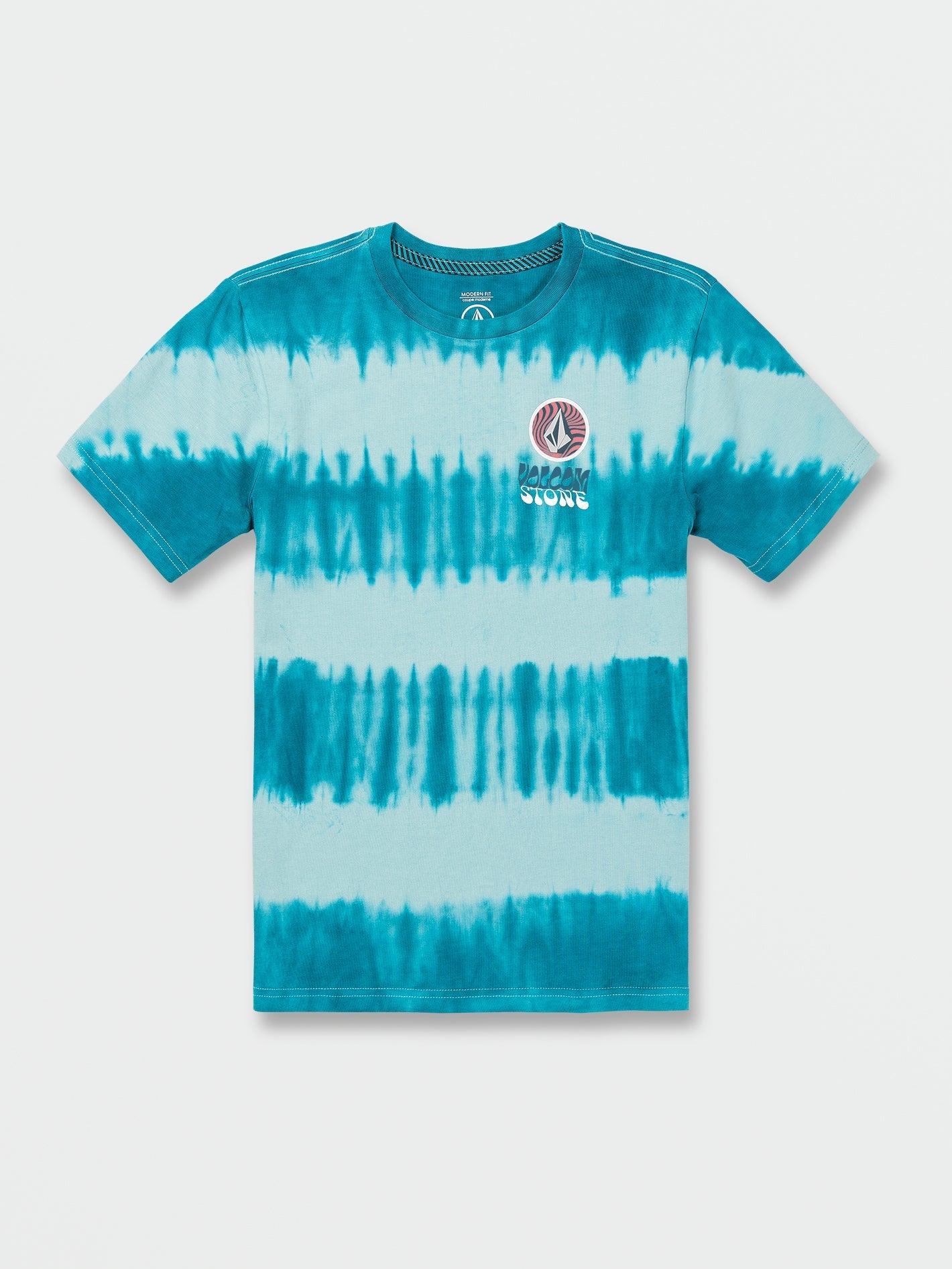 Psychdye Short Sleeve Tee - Ocean Teal - Big Boys