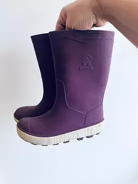 Purple Kids Rain Boots - Size 12