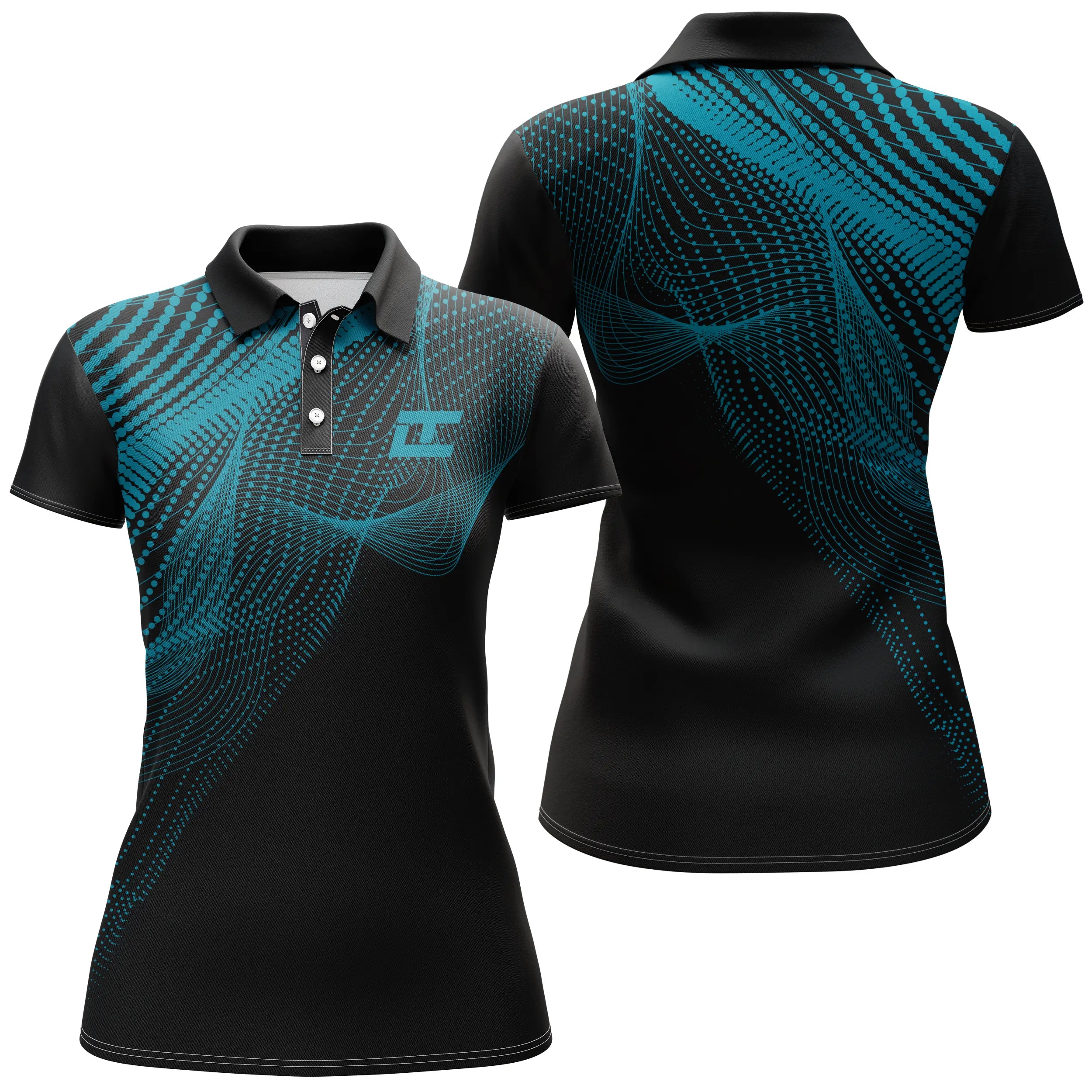 Quick-Dry Polo, Men's Women's Sports Polo Shirts, Golf Polo Tops, Lightweight Short Sleeve Summer Shirts - CTS1