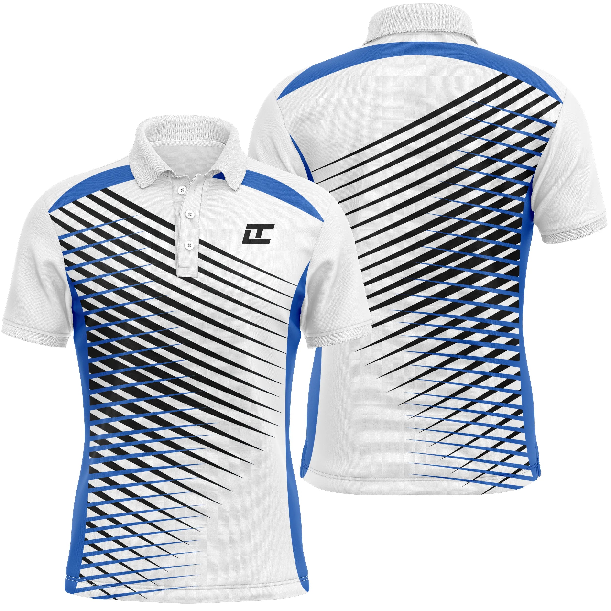 Quick-Dry Polo Shirt for Men and Women, Sporty Golf Polo Shirts, Lightweight Short Sleeve Summer Tops - CTS1