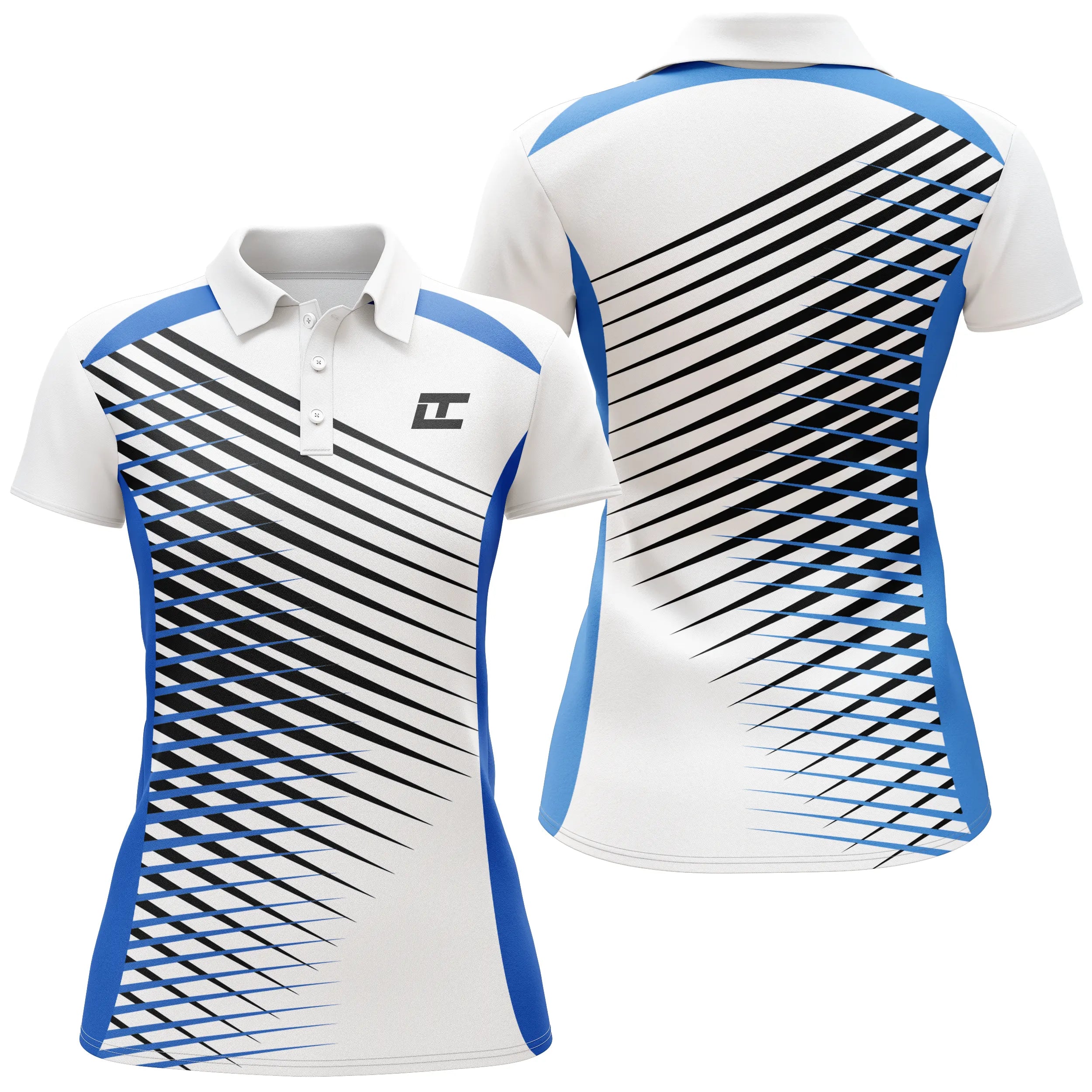 Quick-Dry Polo Shirt for Men and Women, Sporty Golf Polo Shirts, Lightweight Short Sleeve Summer Tops - CTS1