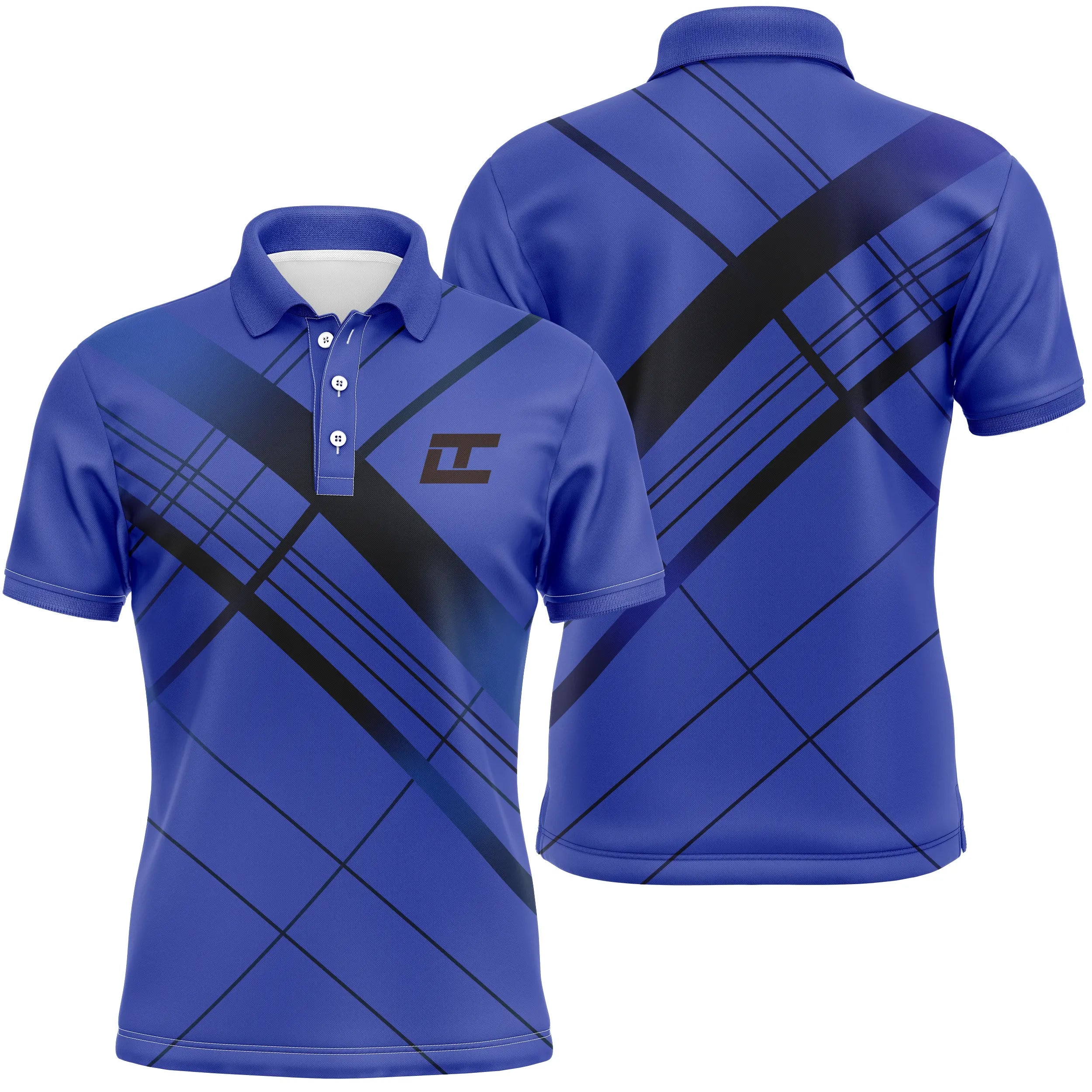 Quick-Drying Polo, Unisex Sport Polo Shirts, Golf Polo Shirts, Summer Lightweight Short Sleeve Tops - CTS1