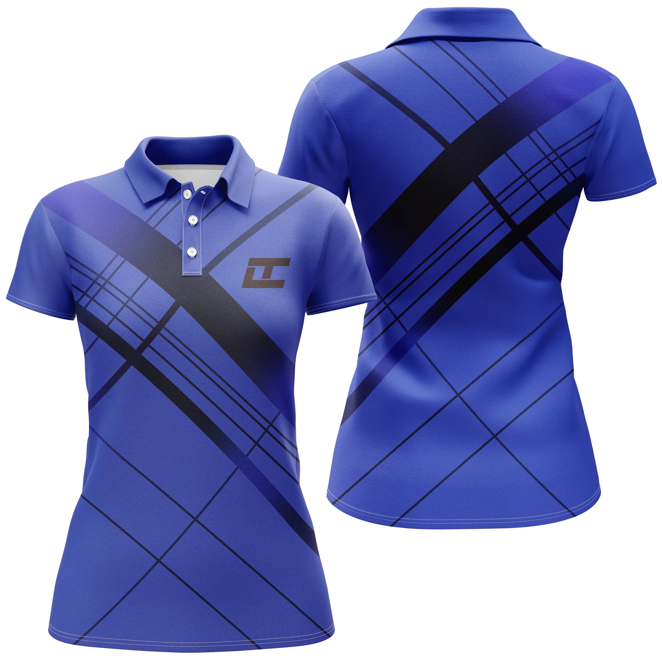 Quick-Drying Polo, Unisex Sport Polo Shirts, Golf Polo Shirts, Summer Lightweight Short Sleeve Tops - CTS1