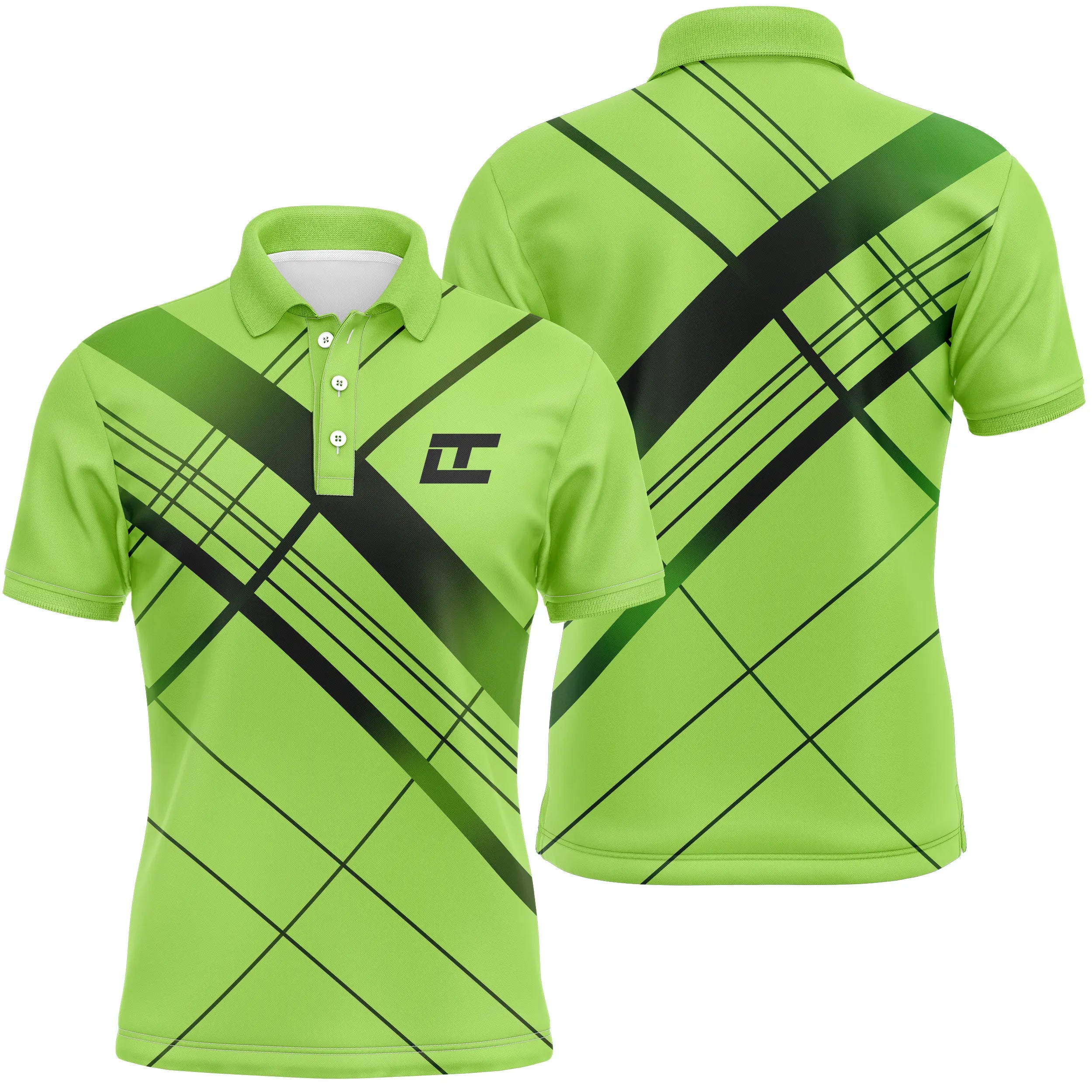 Quick-Drying Polo, Unisex Sport Polo Shirts, Golf Polo Shirts, Summer Lightweight Short Sleeve Tops - CTS1