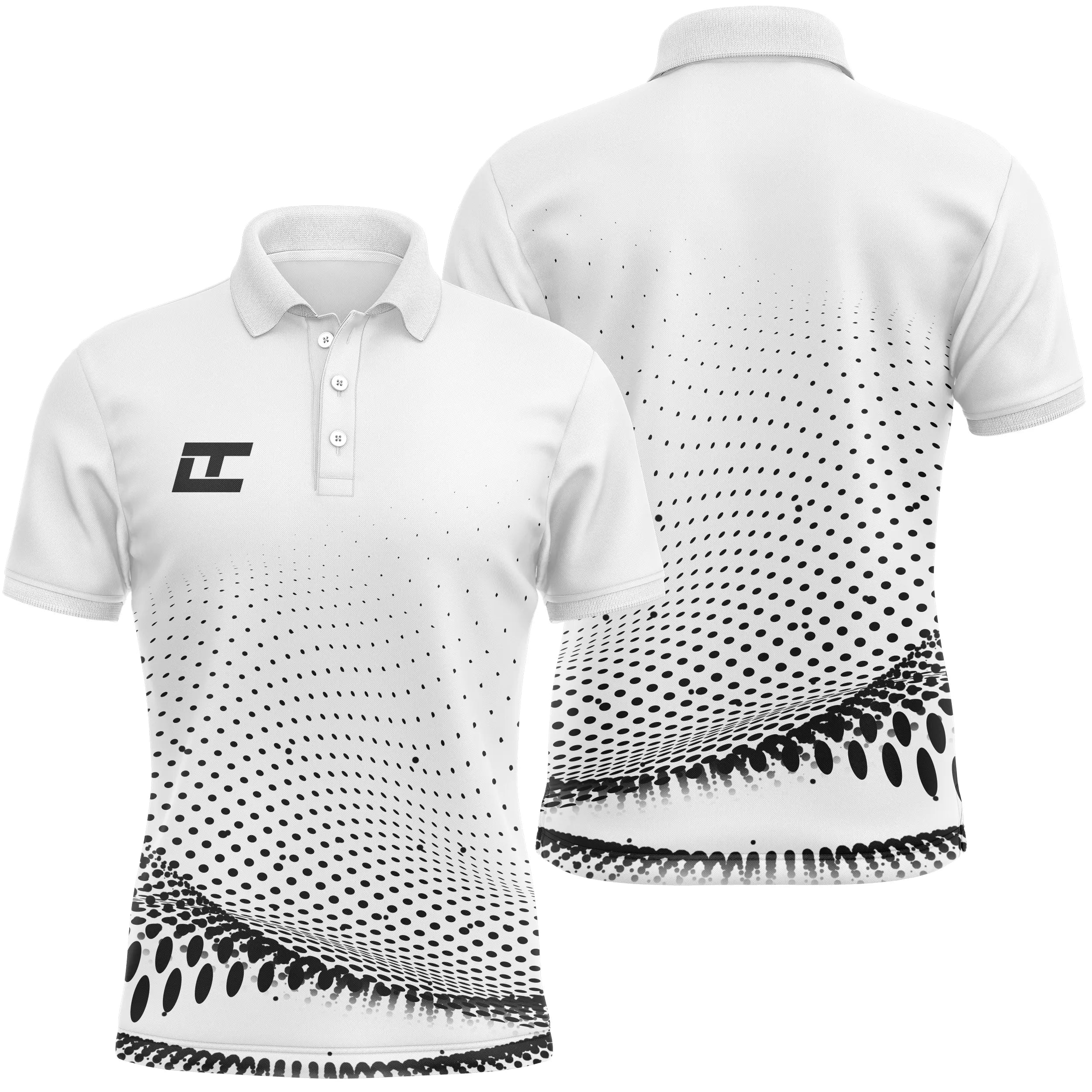 Quick-Drying Polo, Unisex Sports Polo Shirt, Golf Shirts, Lightweight Short-Sleeve Summer Tops - CTS1005