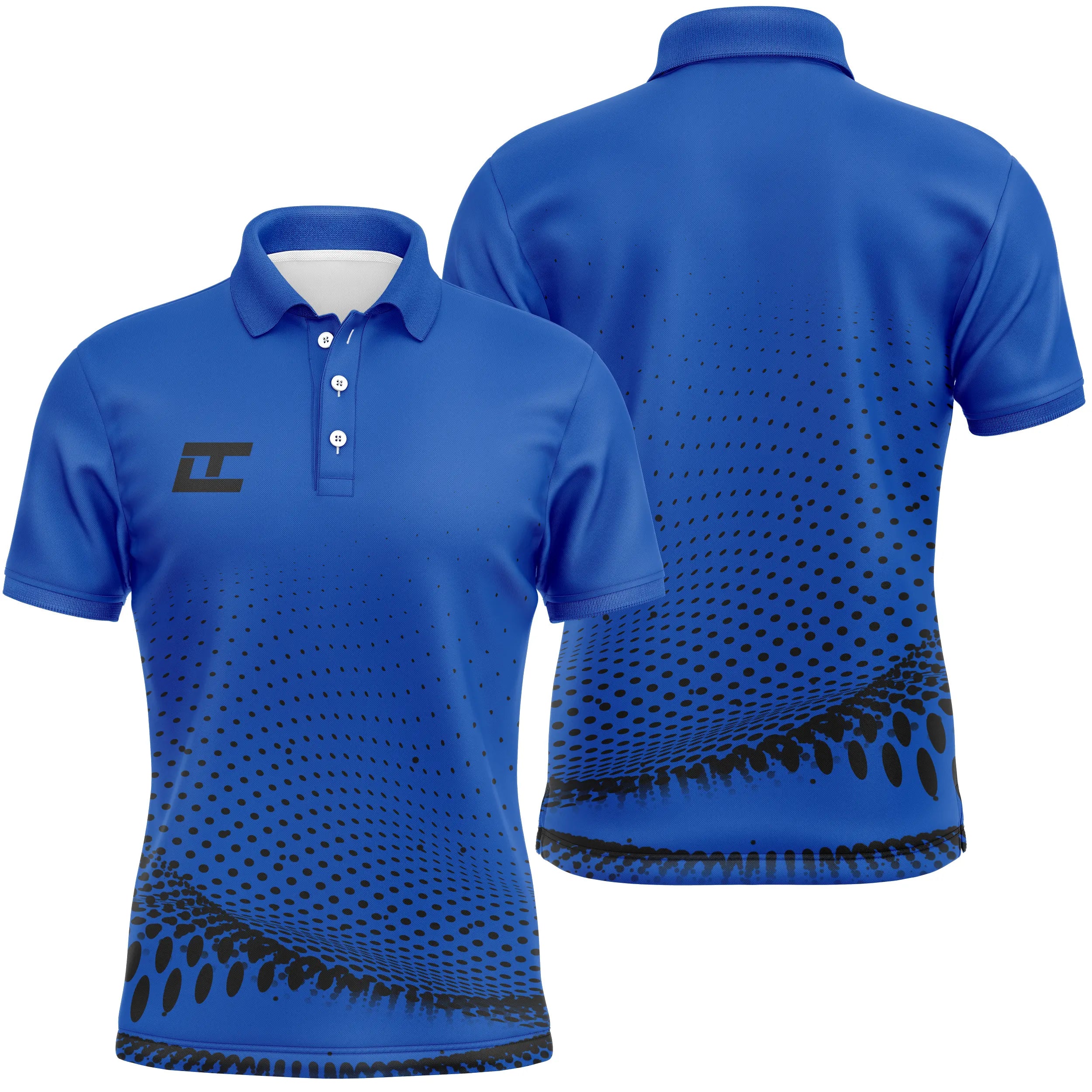 Quick-Drying Polo, Unisex Sports Polo Shirt, Golf Shirts, Lightweight Short-Sleeve Summer Tops - CTS1005