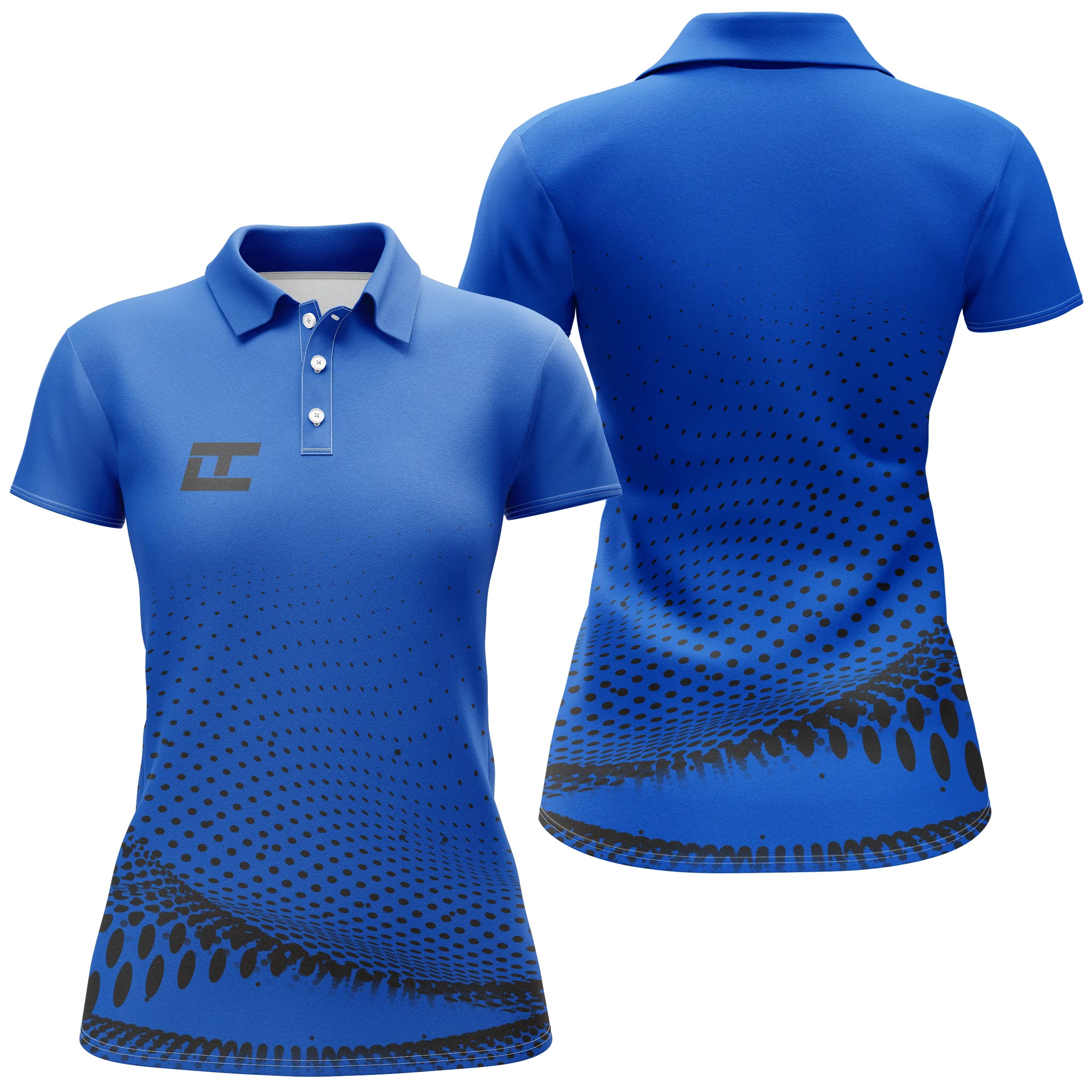 Quick-Drying Polo, Unisex Sports Polo Shirt, Golf Shirts, Lightweight Short-Sleeve Summer Tops - CTS1005