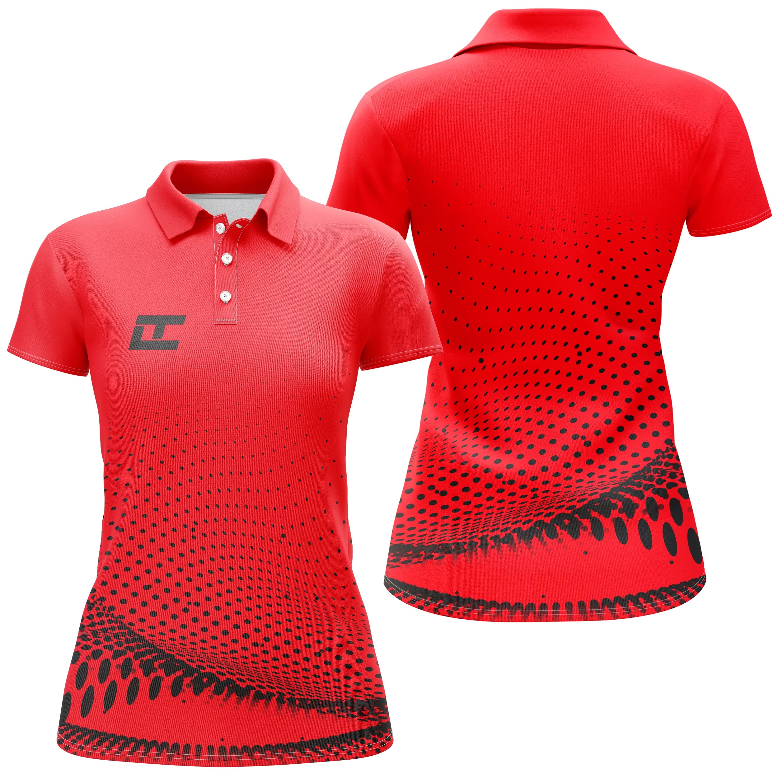 Quick-Drying Polo, Unisex Sports Polo Shirt, Golf Shirts, Lightweight Short-Sleeve Summer Tops - CTS1005