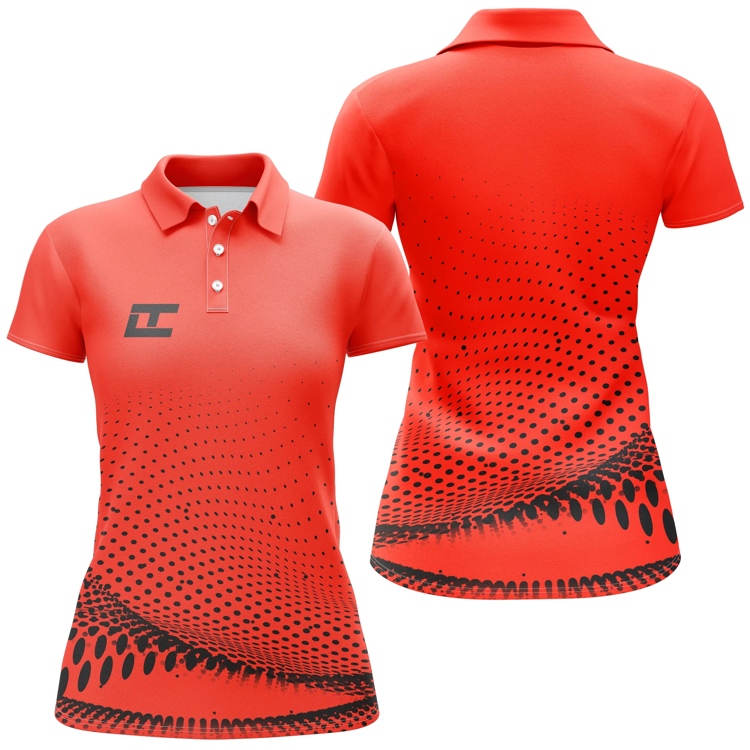 Quick-Drying Polo, Unisex Sports Polo Shirt, Golf Shirts, Lightweight Short-Sleeve Summer Tops - CTS1005