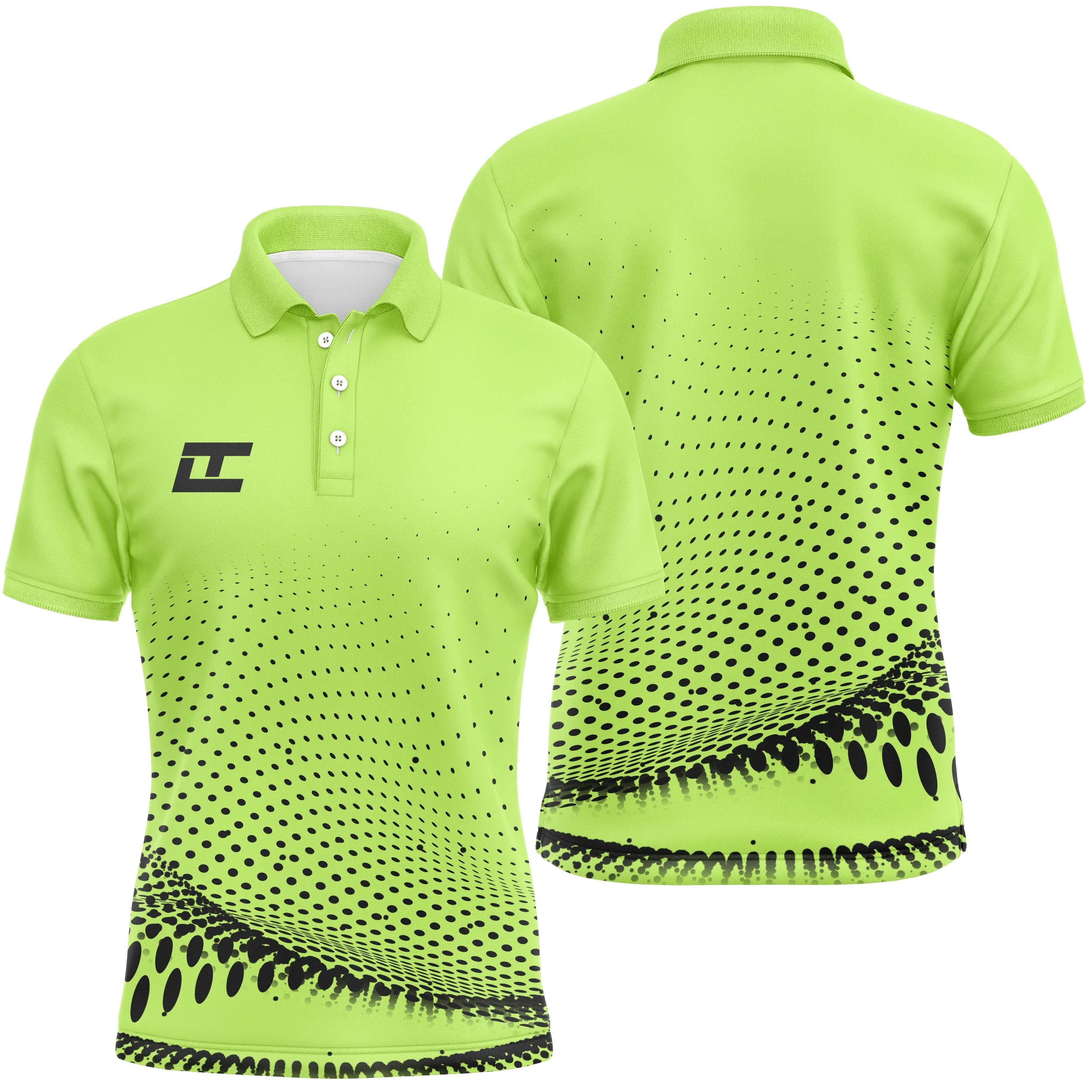 Quick-Drying Polo, Unisex Sports Polo Shirt, Golf Shirts, Lightweight Short-Sleeve Summer Tops - CTS1005