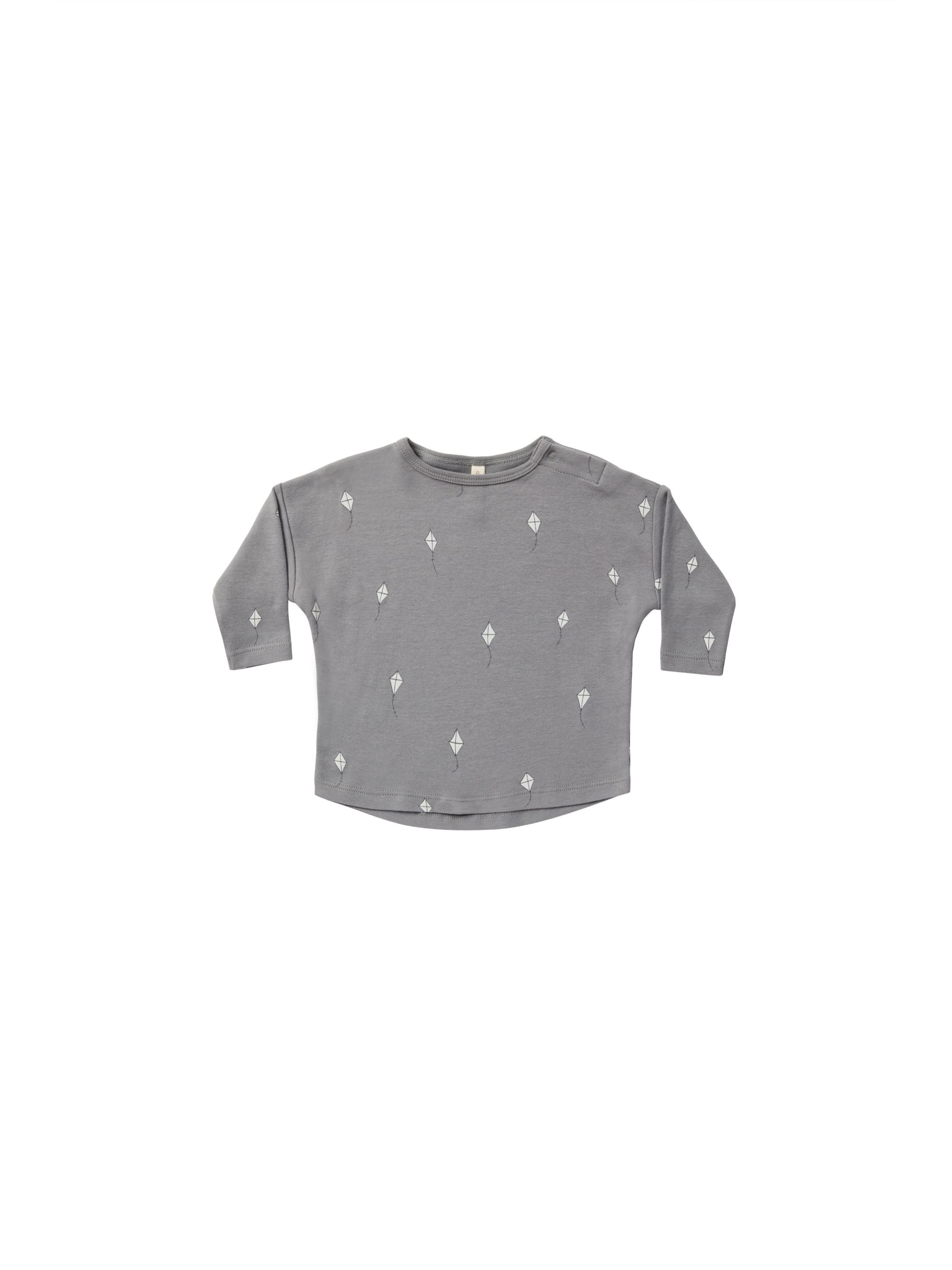 Quincy Mae - Lagoon Kites Long Sleeve Tee