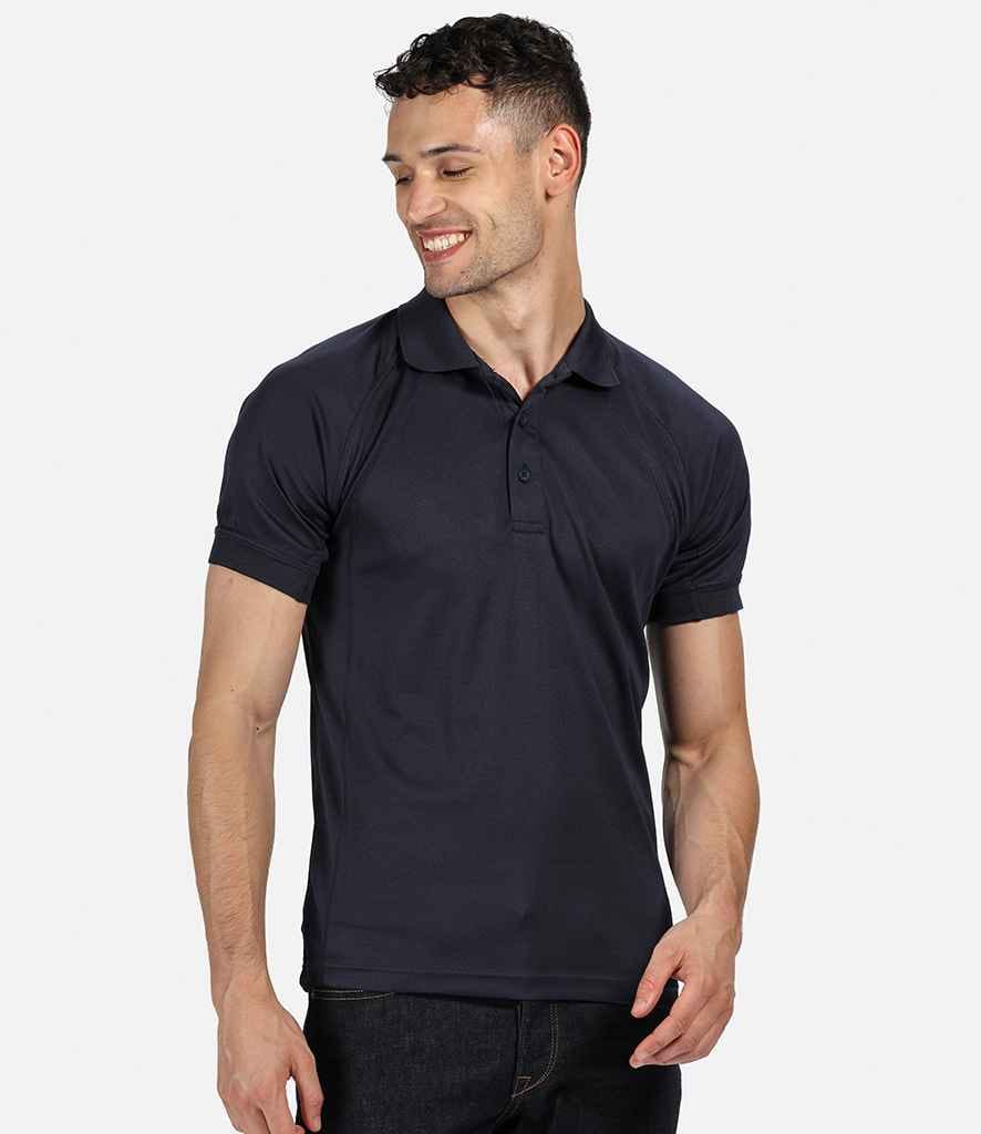 Regatta Navy Polo Shirt Coolweave Piqué