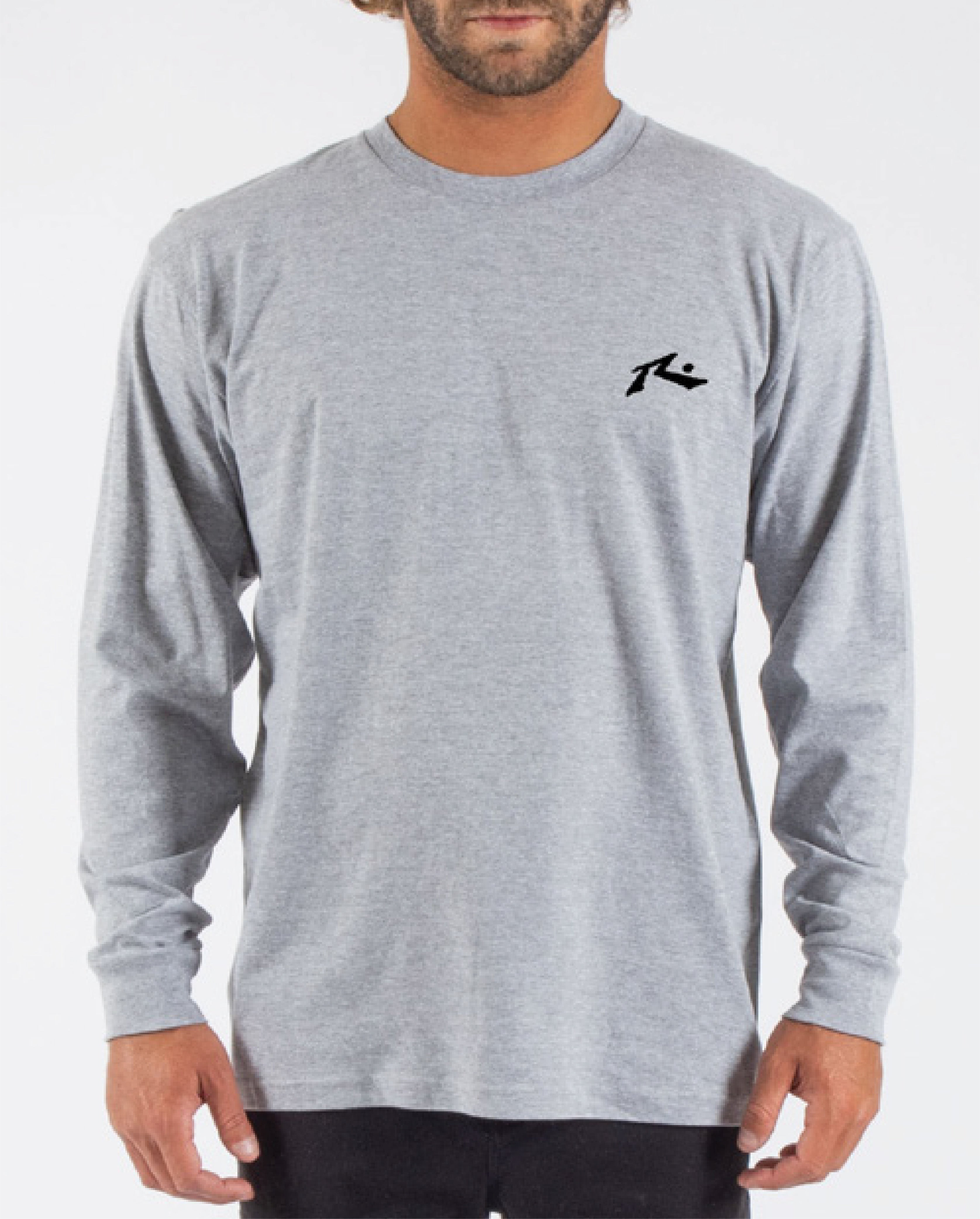 Rusty Long Sleeve Marle Tee USA Base.