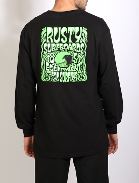 Rusty Psych Long Sleeve Tee USA