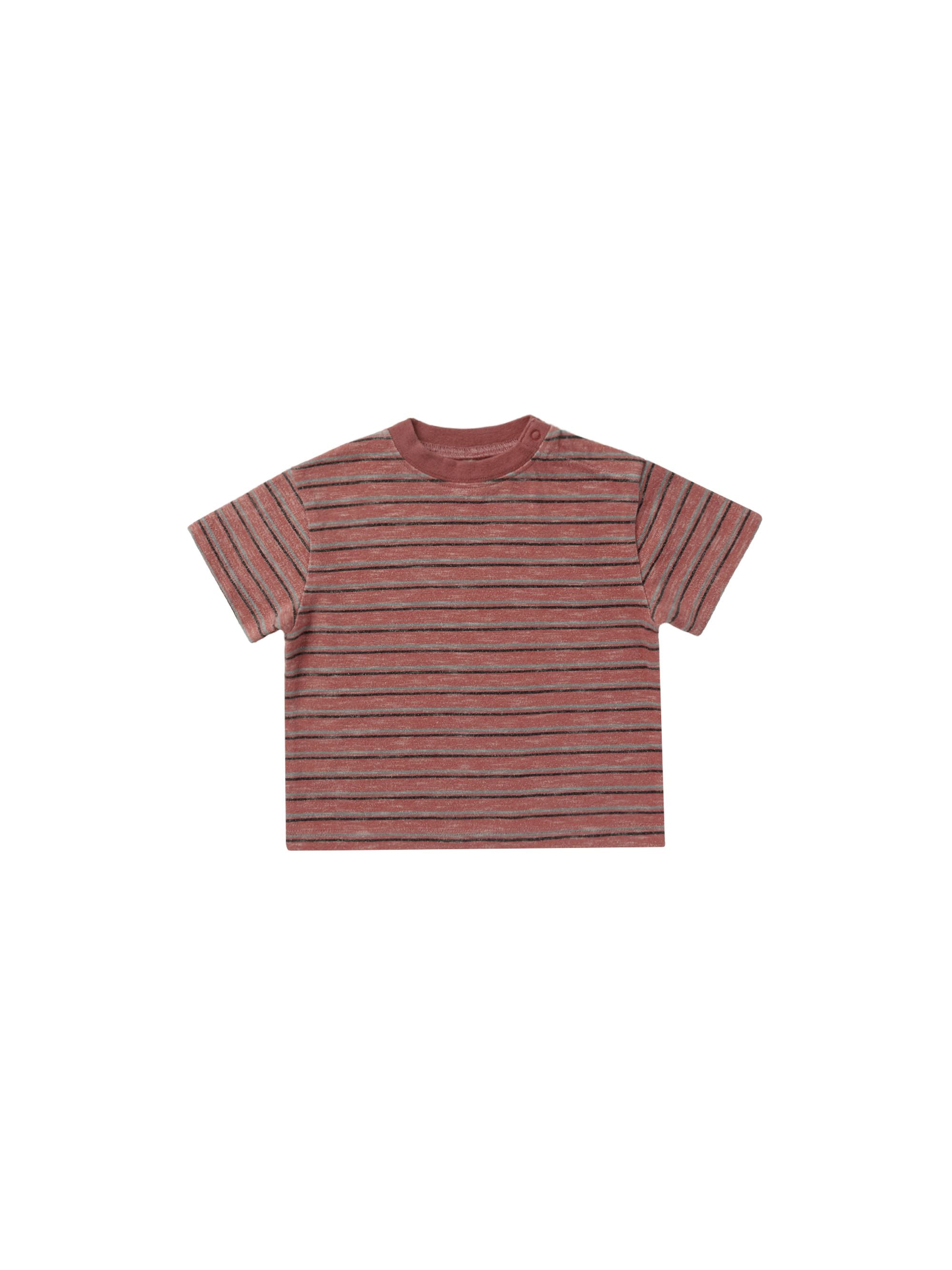 Rylee & Cru - Red Multi Stripe T-Shirt