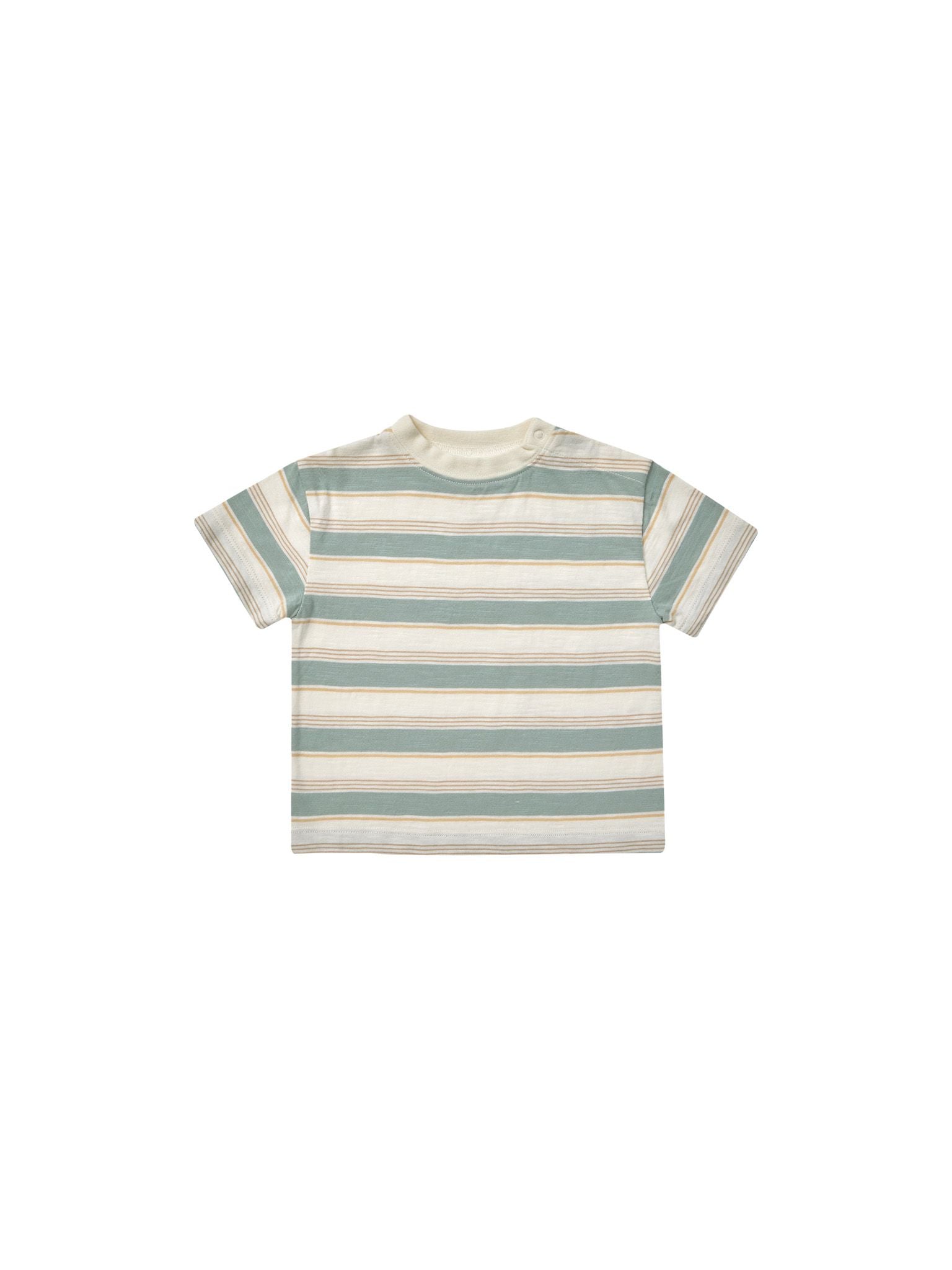 Rylee and Cru Aqua Stripe Tee