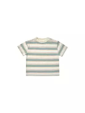 Rylee and Cru Aqua Stripe Tee