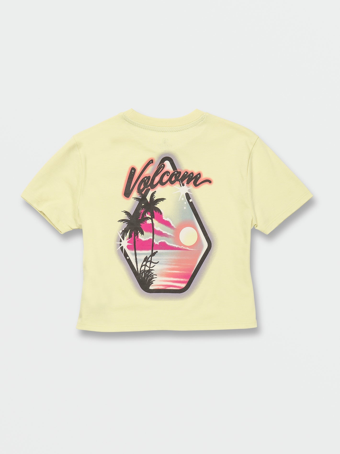 Short Sleeve Tee for Girls - Citron Color