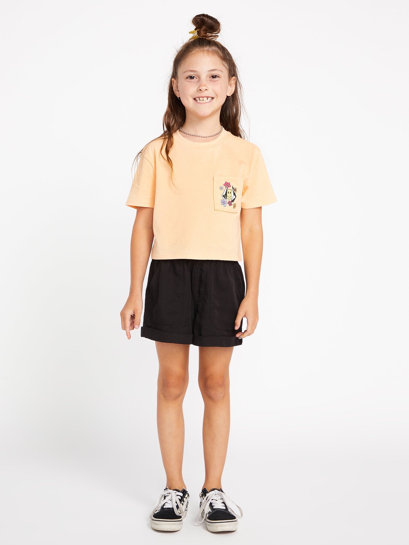 Short Sleeve Tee for Girls - Citron Color