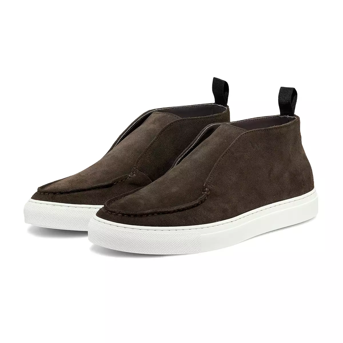 Slip-on sneaker with mid top