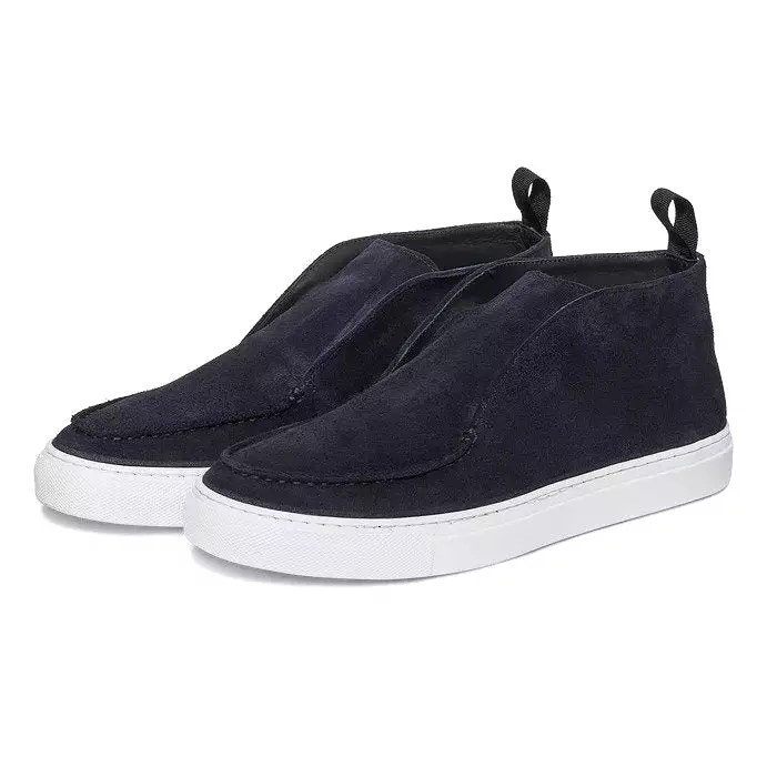 Slip-on sneaker with mid top