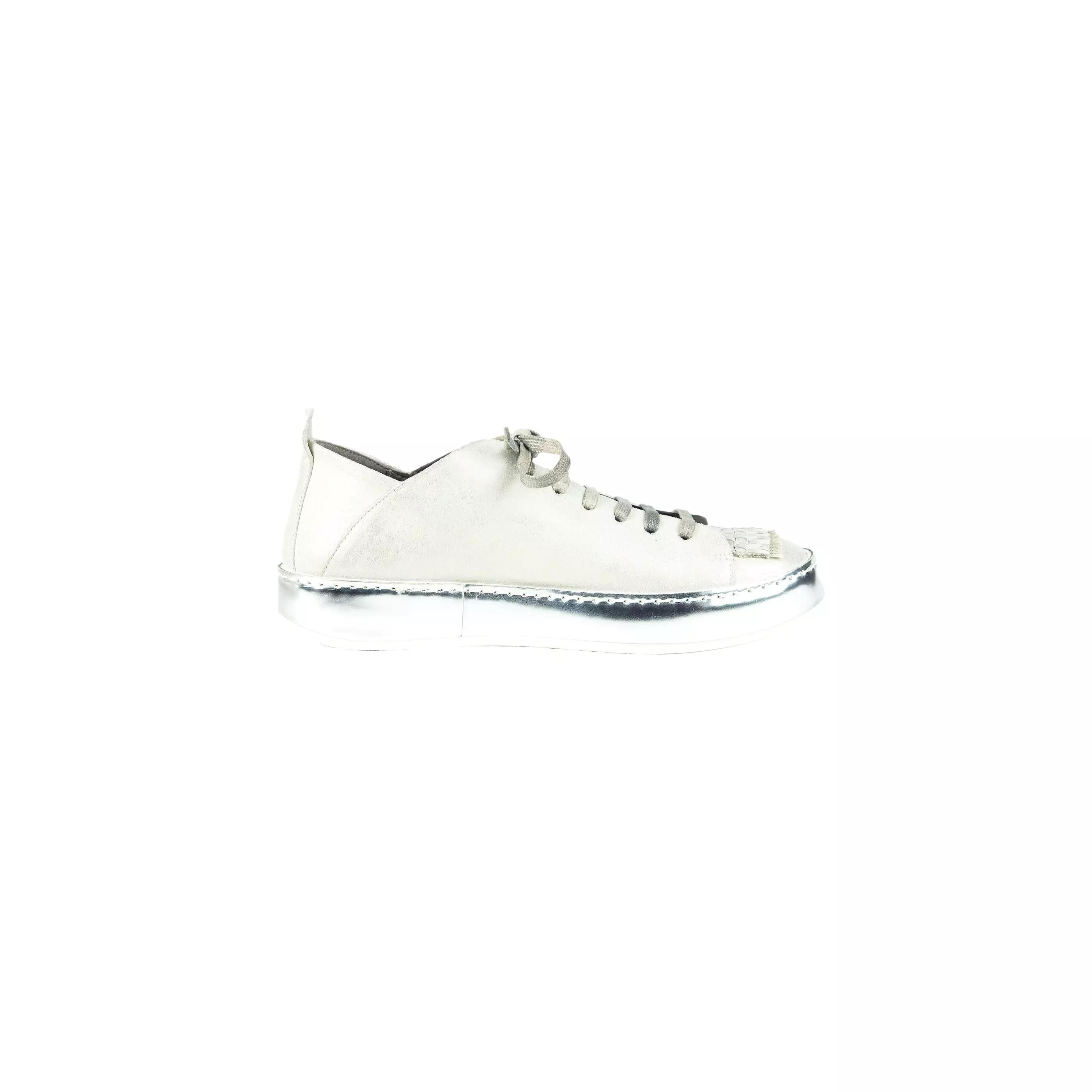 Sneaker Intreccio Metal Davè Chalk White - Result: Metal Davè Chalk White Intreccio Sneaker