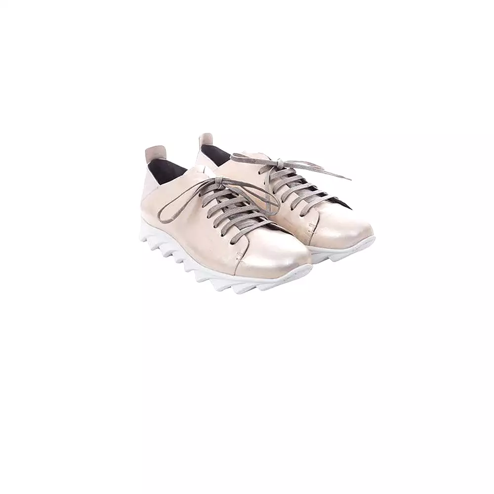 Sneaker Light Pink Zig Zag Metal Sport