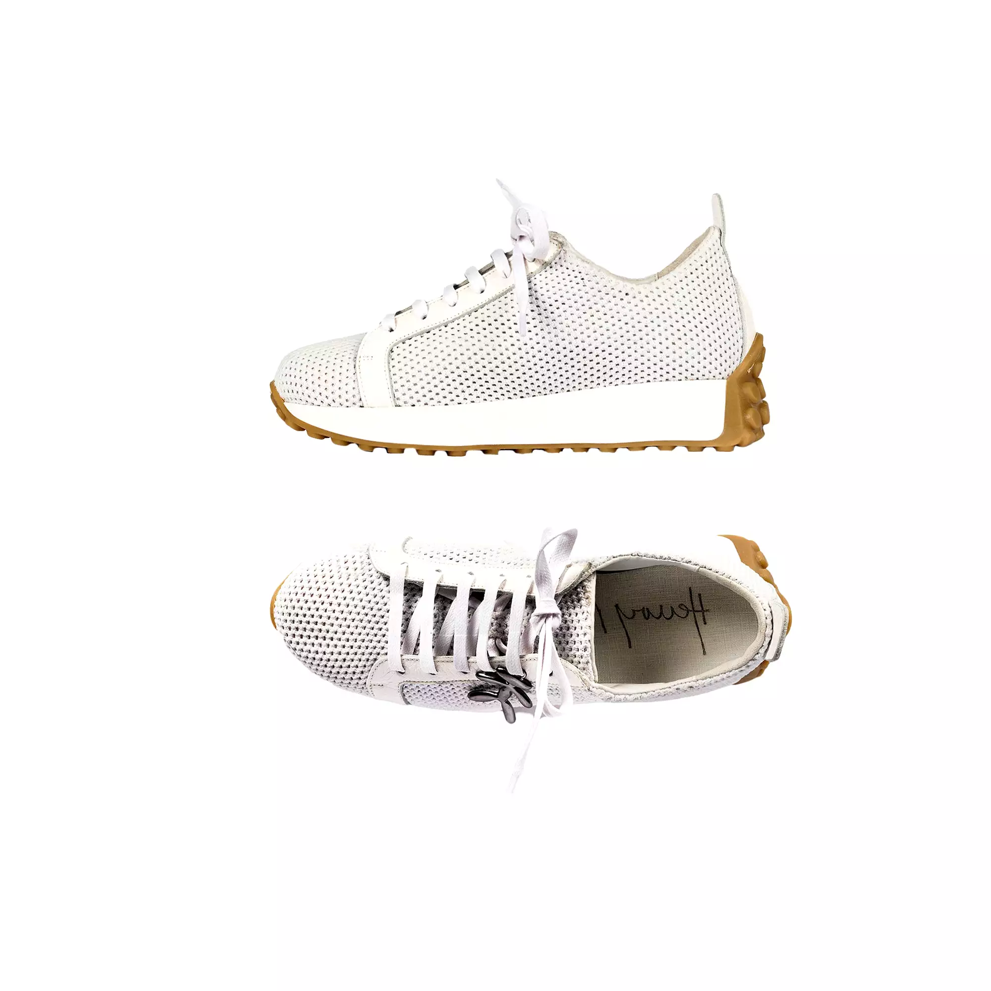 Sneaker Rete White Stretch