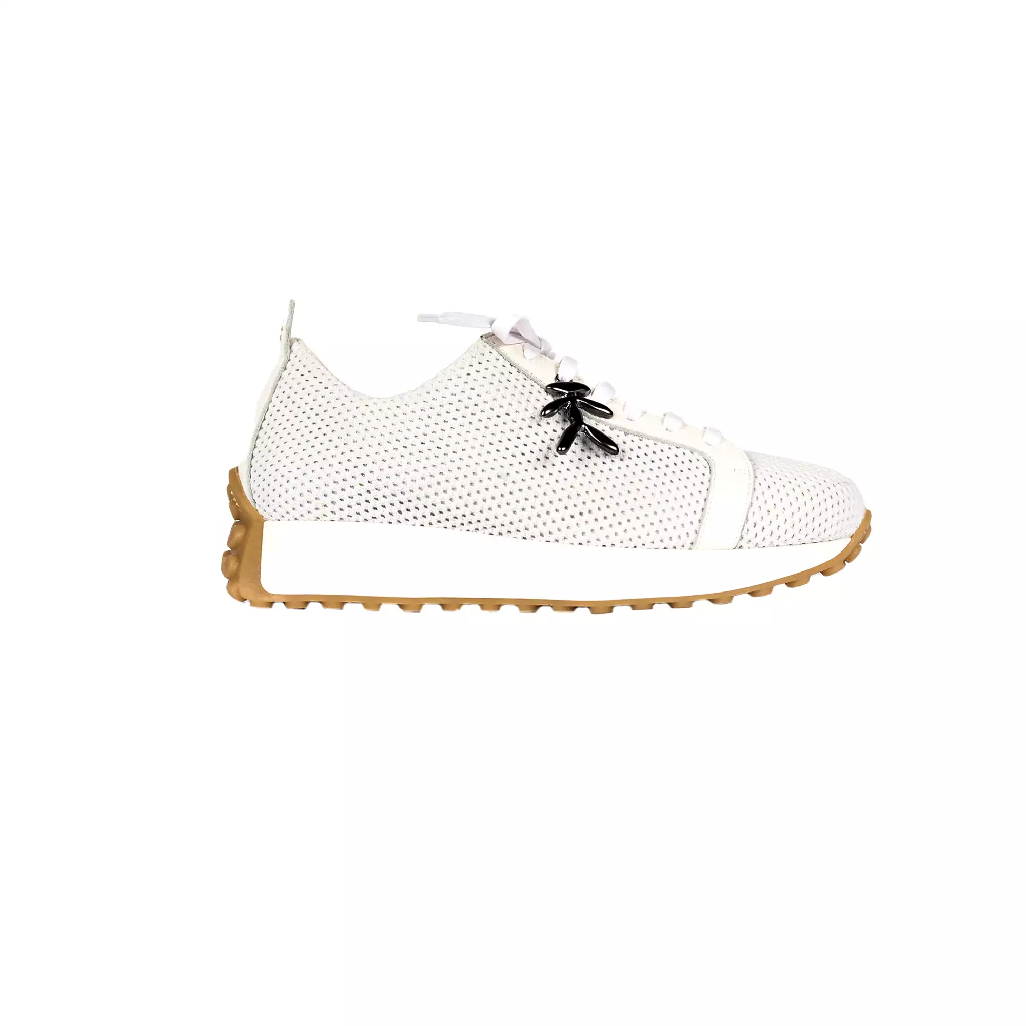 Sneaker Rete White Stretch