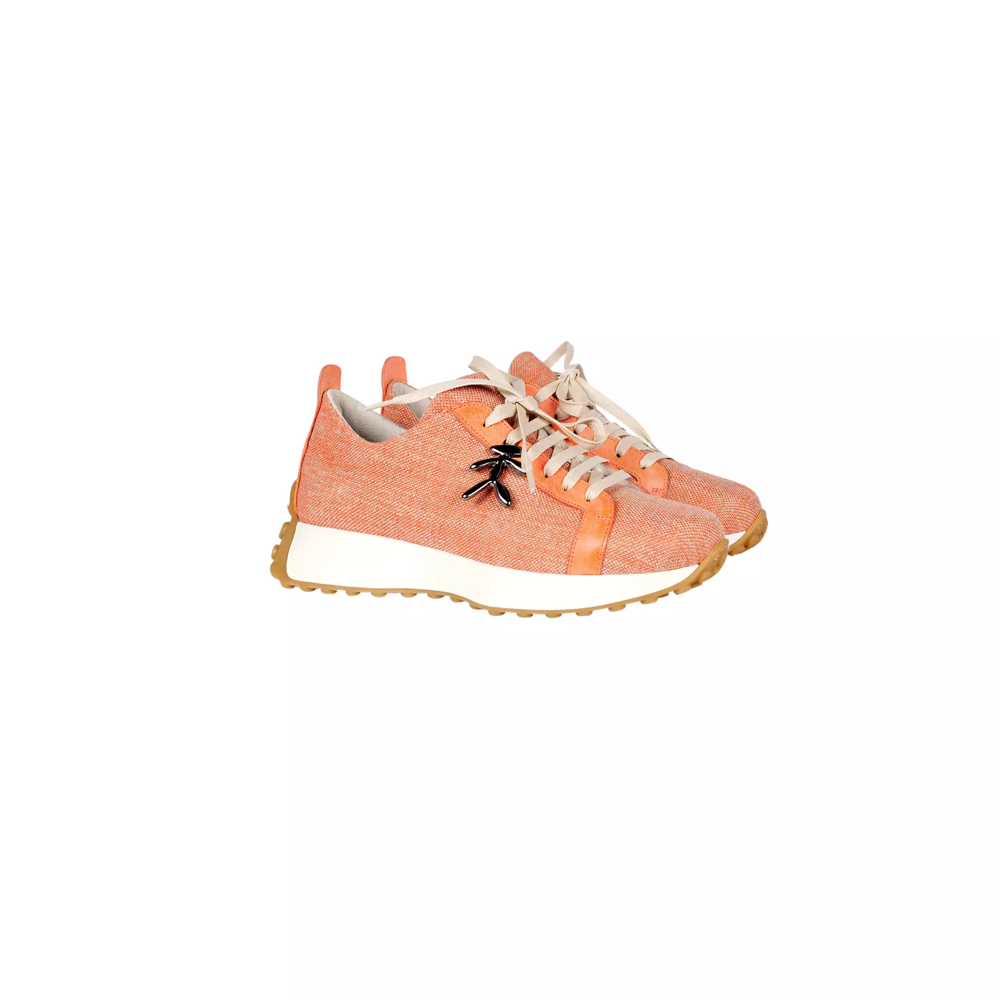 Sneaker Solero light orange - Google SEO friendly words: Light Orange Sneaker Solero.