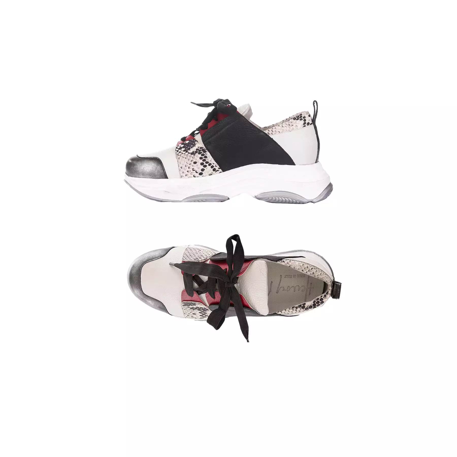 Sneaker Sport Cervo Chalk White Metal