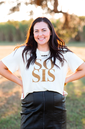 SoSis Cream Branded Tee