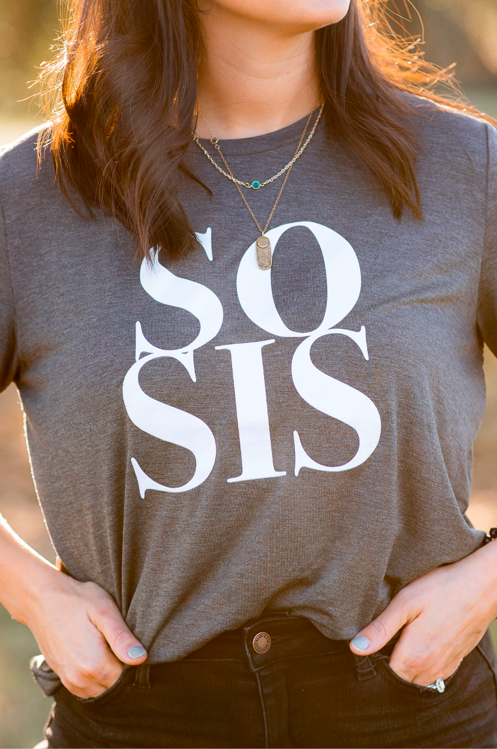 SoSis Grey Tee