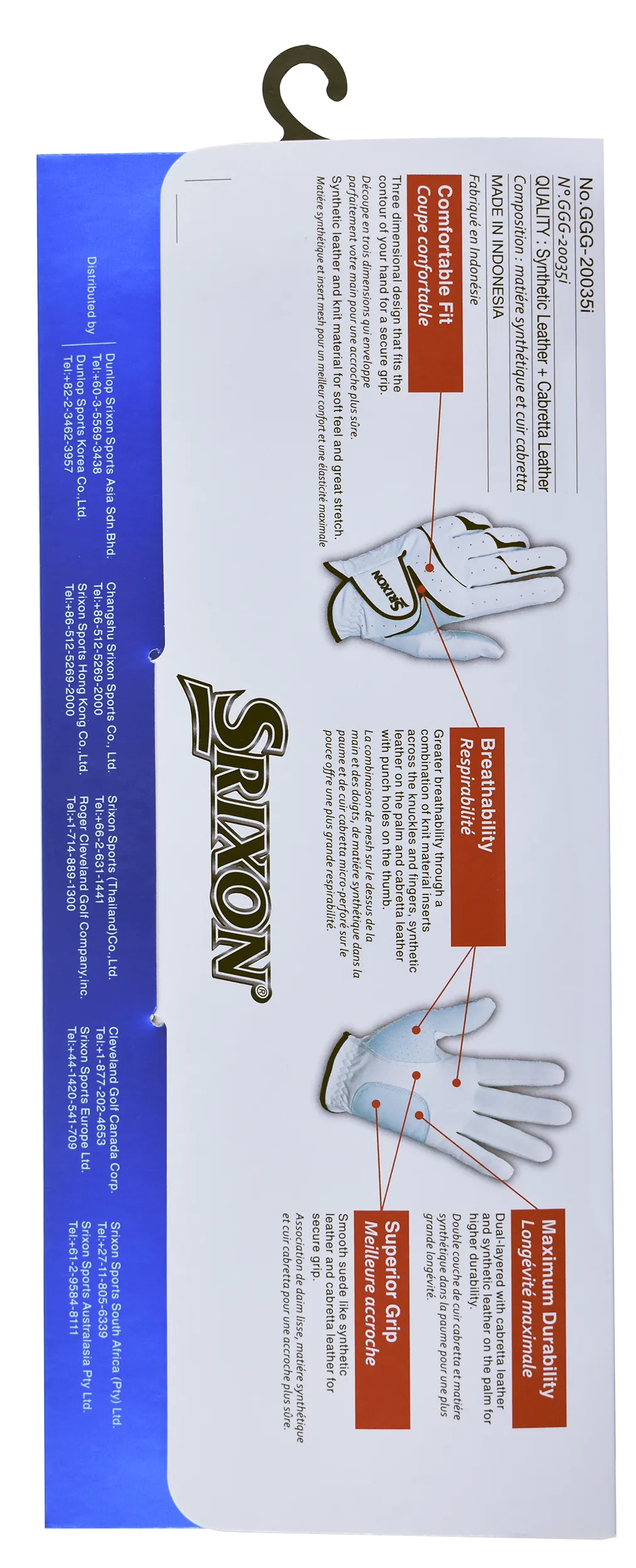 Srixon Men's All Weather Golf Glove