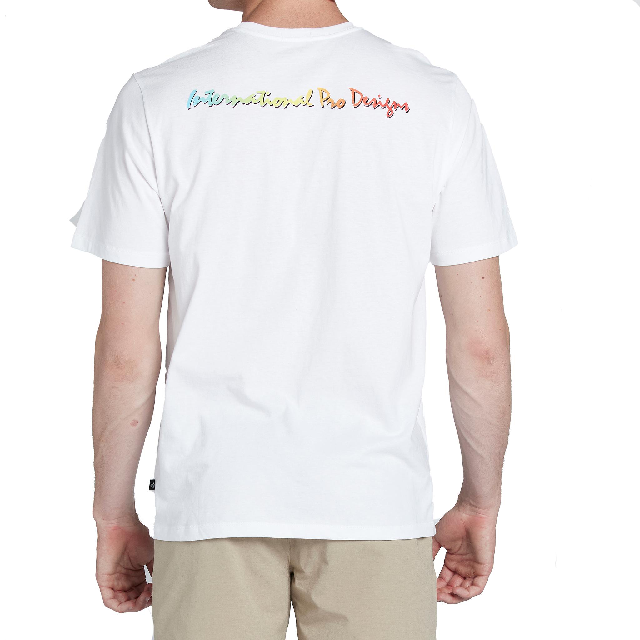 S/S Soft Tee with Unique Script Design