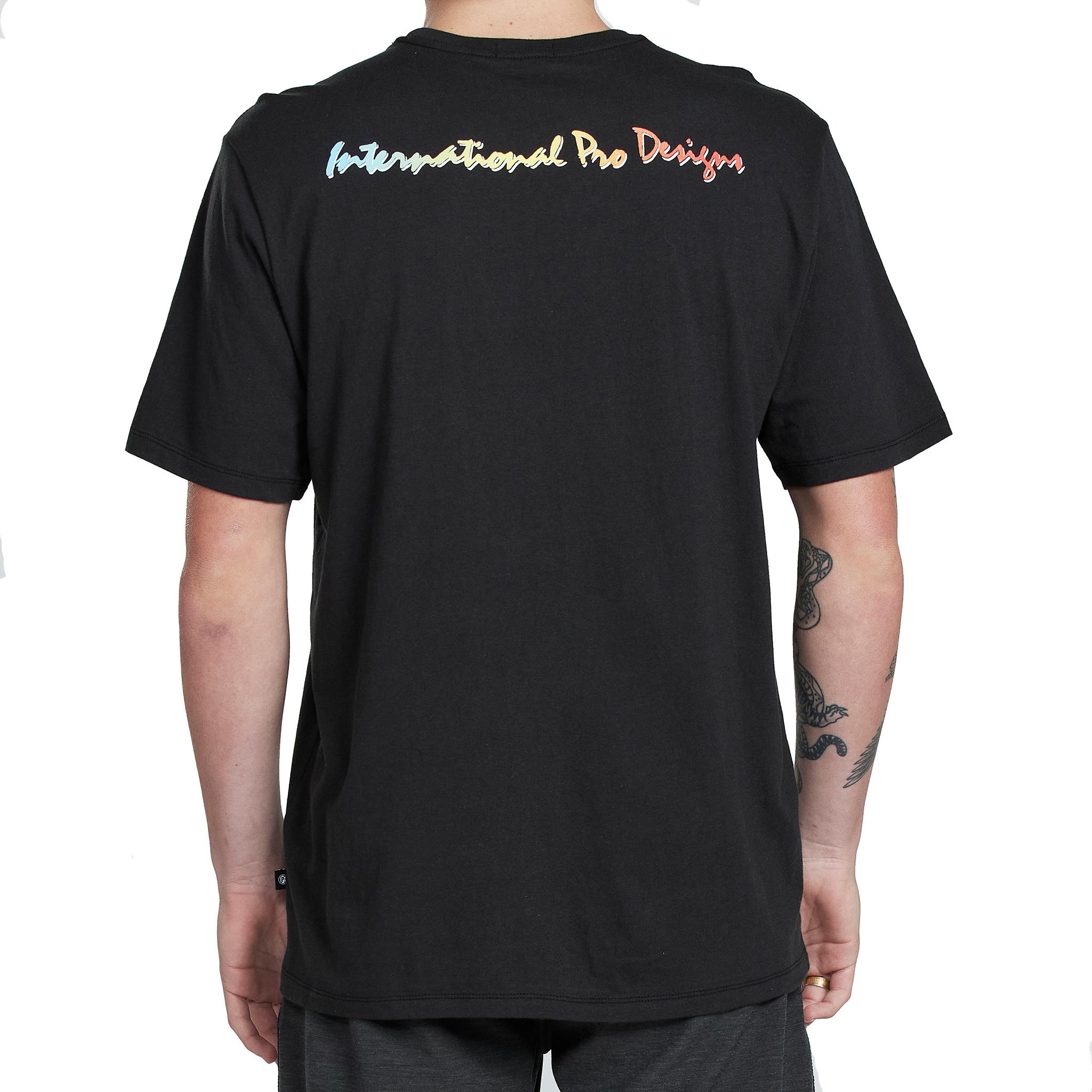 S/S Soft Tee with Unique Script Design