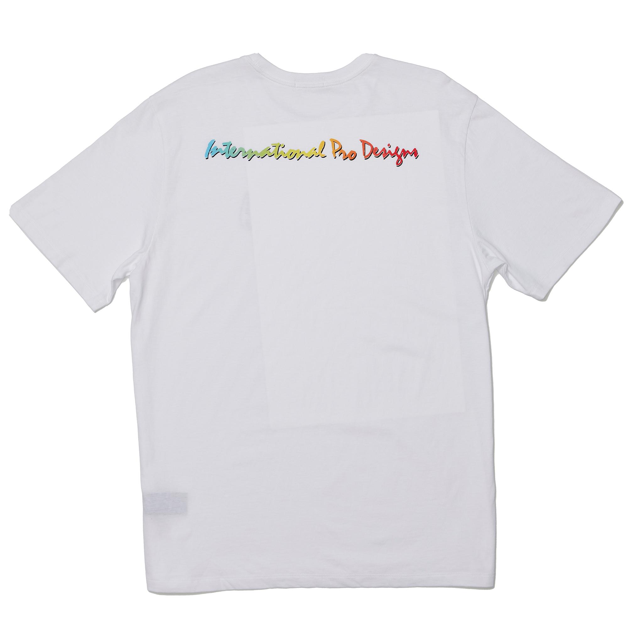 S/S Soft Tee with Unique Script Design