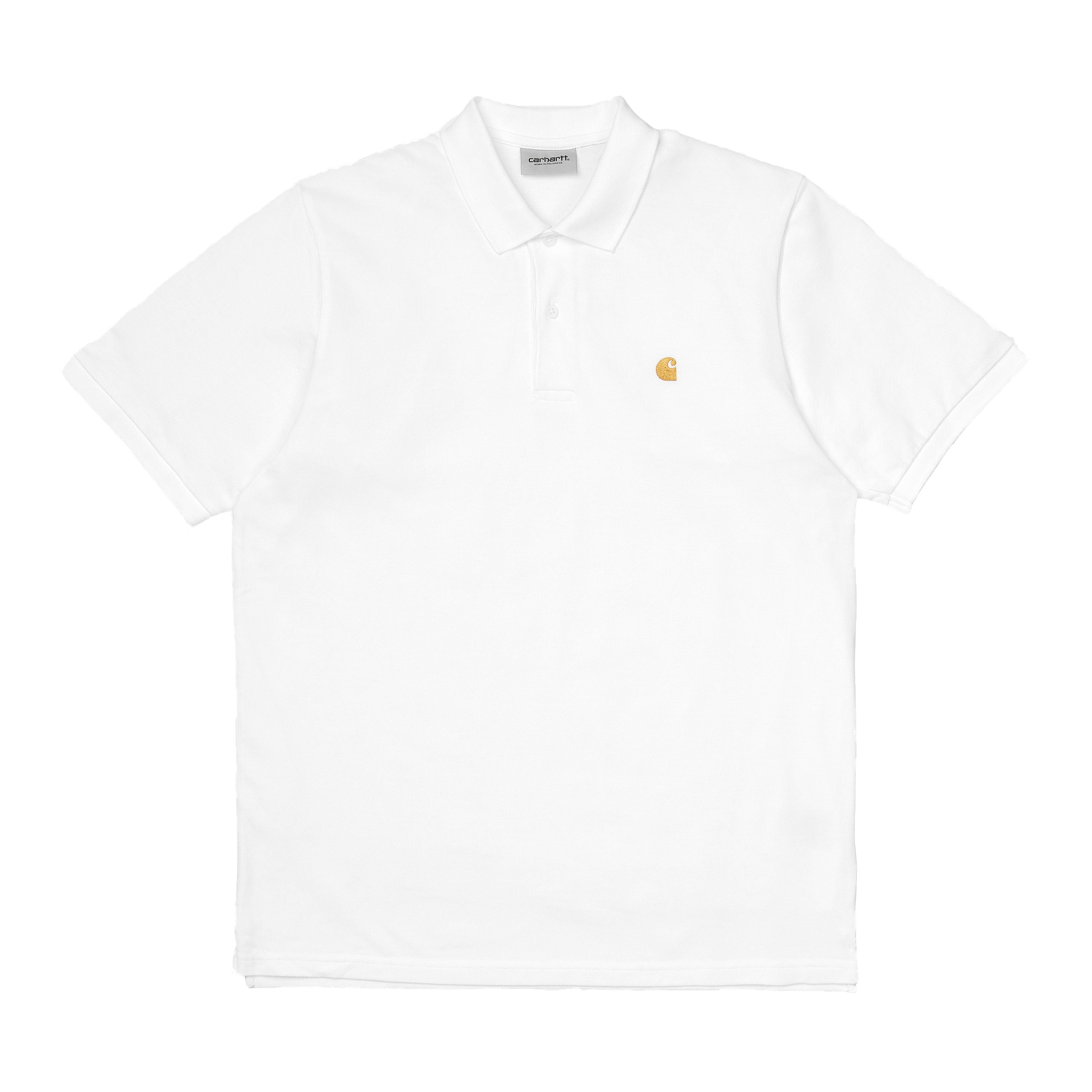 S/S White Gold Chase Pique Polo - Top Selling Product