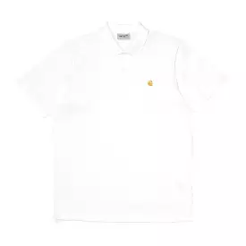 S/S White Gold Chase Pique Polo - Top Selling Product