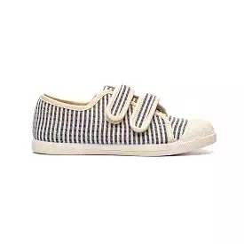 Striped Canvas Double Sneaker - Get it Now!