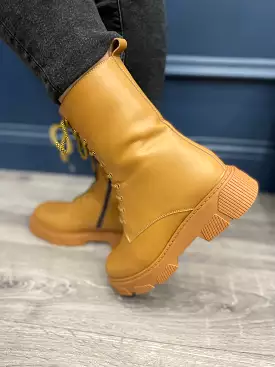 TB Tan Motorcycle Boot