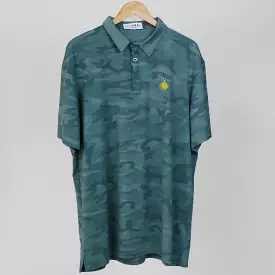 Teal Camouflage Polo Shirt