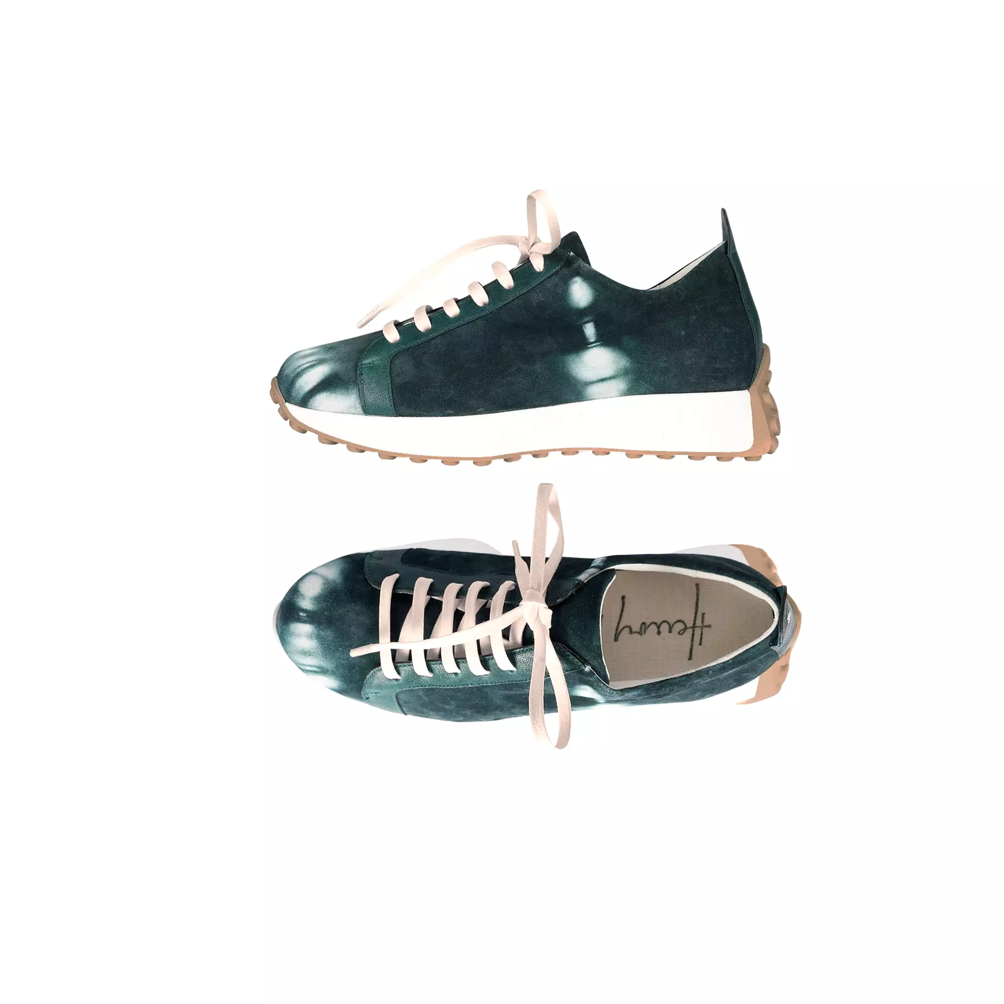 Teal Tie Dye Sneakers