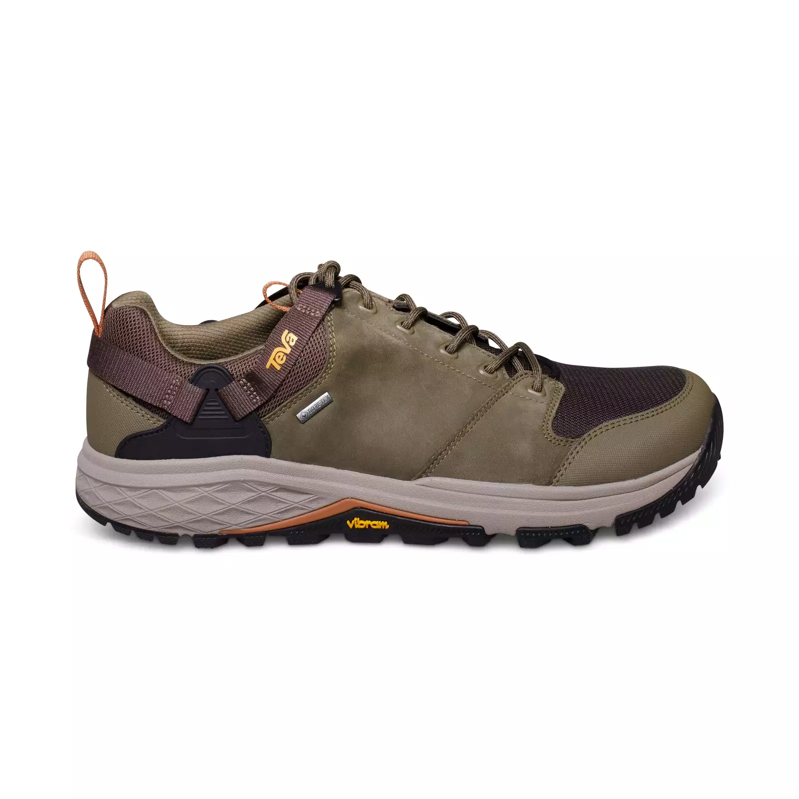 Teva hiking boots - Men's, Grandview Gore Tex Low, Rainforest Brown/Dark Olive.